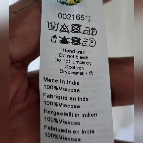 Arna York Collection Dress Womens Plus 26/28 Green White Button Up Paisley - Picture 12 of 16